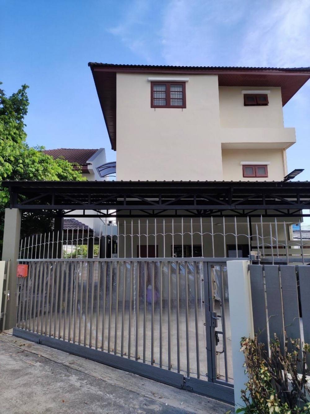 For RentHome OfficeYothinpattana,CDC : ⭐️⭐️ Home office for rent, on the main road, Prasert-Manukit Road Kaset Nawamin Along Ramintra Express, near crystal park, Boonthavorn, suitable for making a home office, beauty clinic