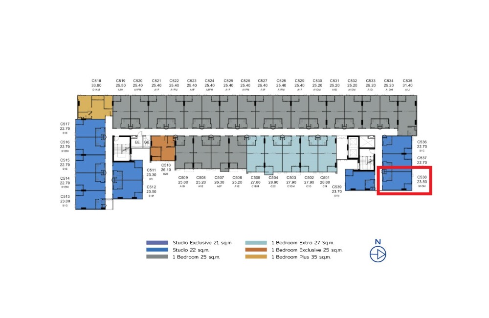 ขายดาวน์คอนโดปทุมธานี รังสิต ธรรมศาสตร์ : Kave Town Colony ห้อง Studio 23.8 ตร.ม. ทิศเหนือ วิวโล่ง เพียง 1.58 ล้านบาท หรือ 66,xxx บาท/ตร.ม. มีให้เลือกหลายห้อง