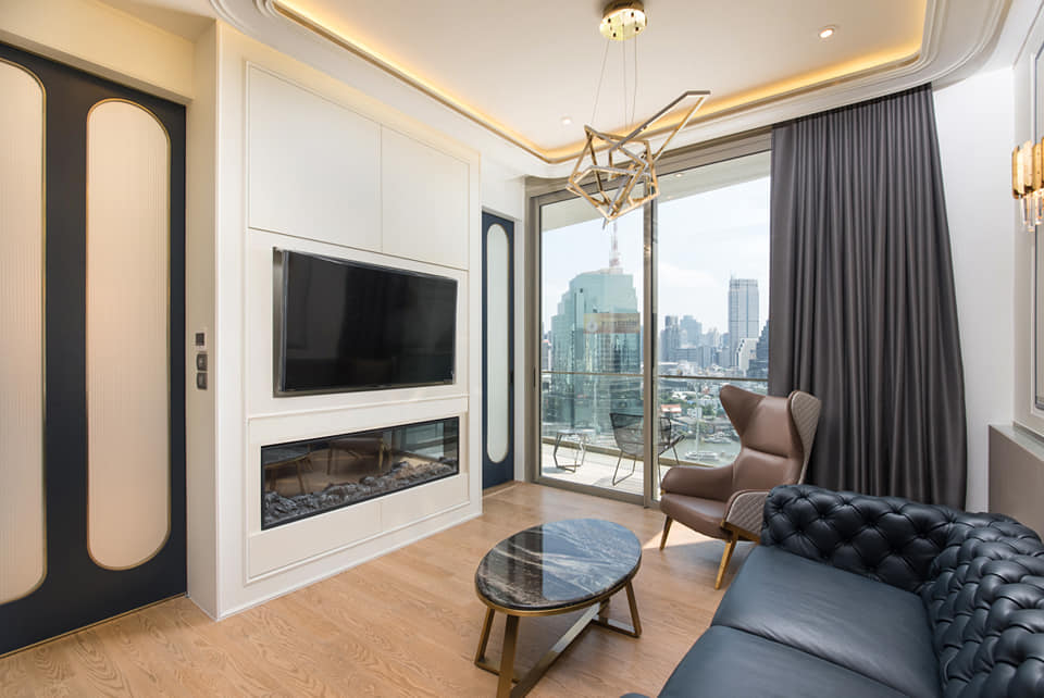 ให้เช่าคอนโดวงเวียนใหญ่ เจริญนคร : ✅ For Rent - Magnolia Waterfront Residences at Iconsiam , Luxury Ultimate 1 bedroom River view