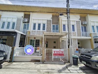 For SaleTownhouseMahachai Samut Sakhon : Townhouse for sale, Golden Town Rama 2, complete extension, good condition, ready to move in, size 18.5 sq.wa.