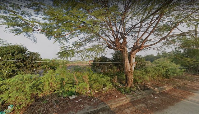 For SaleLandEakachai, Bang Bon : Land for sale 4 rai 44 sq.w. before the entrance to Ekachai Village, Lake Ville, Rama 2 Soi 100.
