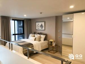 For RentCondoSathorn, Narathiwat : For rent  KnightsBridge Prime Sathorn duplex, size 42 sq.m. Beautiful room, fully furnished.