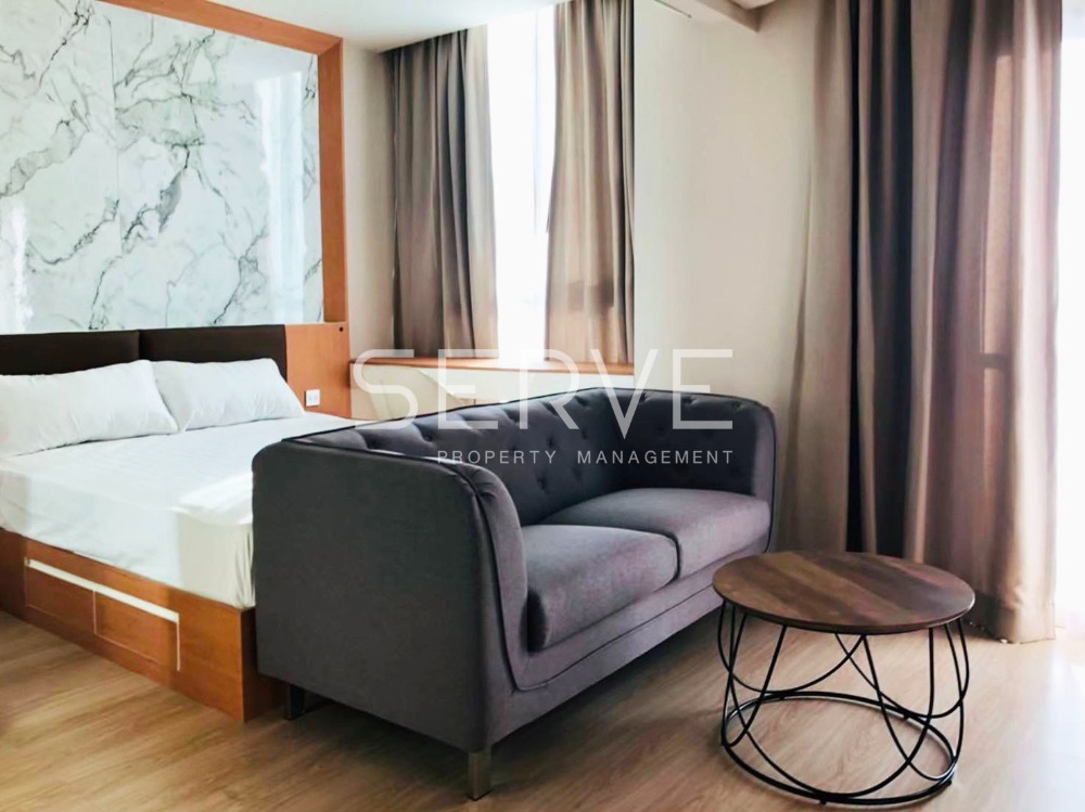 For RentCondoRatchadapisek, Huaikwang, Suttisan : 🔥Studio Large Room Super High Fl 40+ Good View in Ratchada Area MRT Thailand Cultural Centre 80 m. at Noble Revolve Ratchada 2 Condo / For Rent