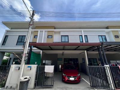 For SaleTownhousePathum Thani,Rangsit, Thammasat : House for sale, townhome for sale, Modiz Village Ratchaphruek - Kanchanaphisek 77 in Soi Wat Tha Kwian, area size 22 sq m, good location in the house 300 meters from Kanchanaphisek Road, very new condition