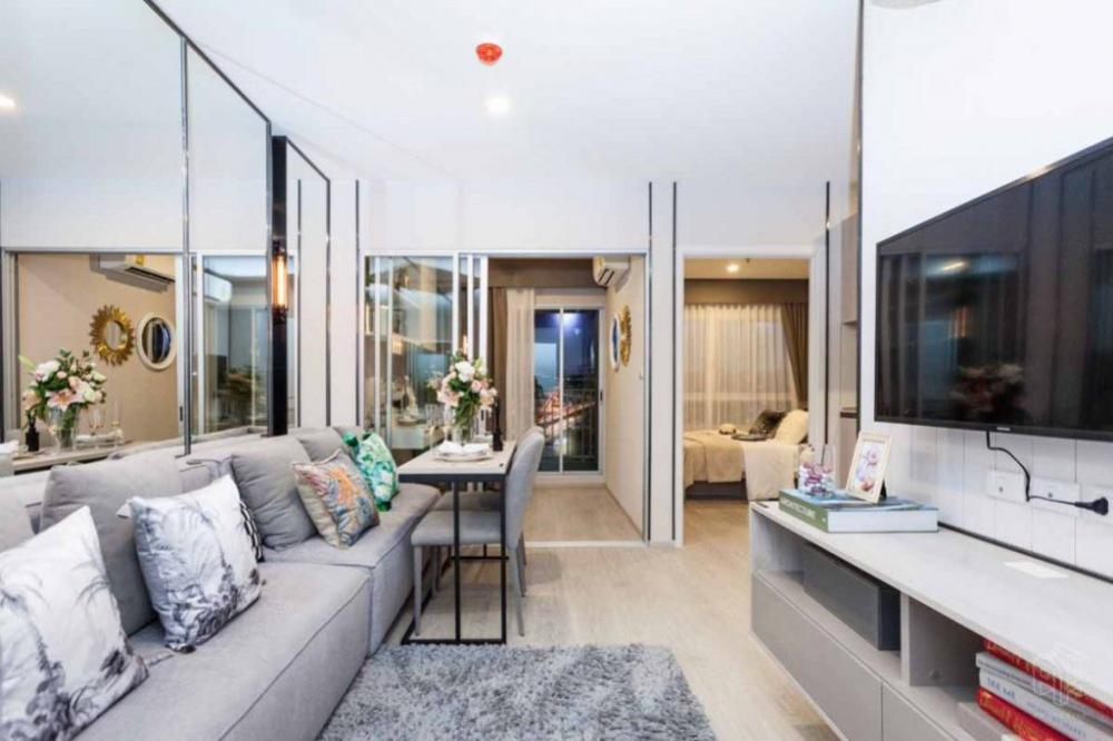 For SaleCondoThaphra, Talat Phlu, Wutthakat : Room 35 sq m, 2 bedrooms, pool view, near BTS Wutthakat, only 450 meters, Elio Sathorn-Wutthakat project, room size, price 2,890,000 baht, make an appointment to view the room 0838079364 (Patch, project sales)