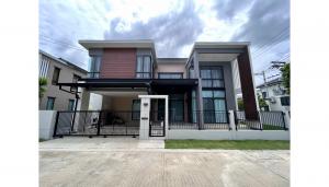 For SaleHouseRama5, Ratchapruek, Bangkruai : Single house for sale, behind the corner of Thana Habitat Pinklao-Sirindhorn, area 72. 2 sq. wa., behind the corner, large area, great price