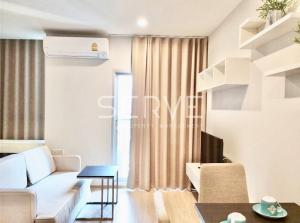 For RentCondoRatchadapisek, Huaikwang, Suttisan : Newly Room 1 Bed 1 Bath 25.47 Sq.m. High fl. 25+  Good Location MRT Thailand Cultural Centre 80 m. at Noble Revolve Ratchada 2 // condo for rent