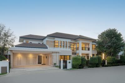 For SaleHouseRama5, Ratchapruek, Bangkruai : Luxury single house with swimming pool, Grand Bangkok Boulevard Ratchapruek-Rattanathibet ( Grand Bangkok Boulevard ratchapruek -Rattanathibate)