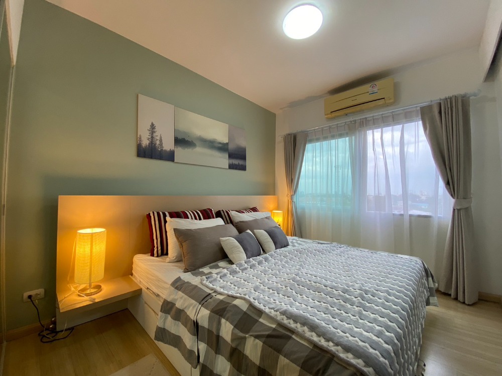 For SaleCondoOnnut, Udomsuk : M3251 - Condo for sale, A Space Sukhumvit 77, near BTS On Nut, garden view, fully furnished