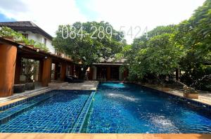 For SaleHouseKaset Nawamin,Ladplakao : Detached house for sale, Baan Nuanchan project, size 386 square wa, Bali style , private swimming pool , Property code 03-036