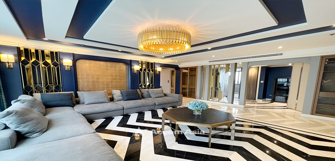 ขายคอนโดสาทร นราธิวาส : 3 Bedrooms Condominium for Sale in Sathorn, Bangkok near BTS Chong Nonsi at The Hudson Sathorn 7 AA31935
