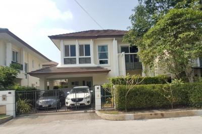 For RentHouseLadkrabang, Suwannaphum Airport : 🏡LK116 2 storey detached house for rent, THE CENTRO ONNUCH-WONGWAN project. Near Robinson Ladkrabang - only 28,000/month🔥