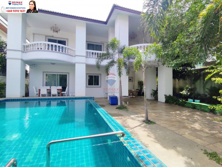 For SaleHousePattaya, Bangsaen, Chonburi : Sale two storey Pool Villa in South Pattaya close to sukhumvit road 376sqm. 7 Bedrooms