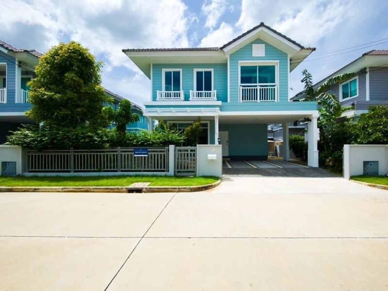 For SaleHouseNawamin, Ramindra : BS537 House for sale, Burasiri Village, Panya Inthra, near Fashion Island. #Burasiri detached house #Single House Ramintra #Panya Inthra