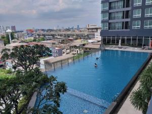 For RentCondoSamut Prakan,Samrong : ***Urgent rent, The Metropolis Project @ BTS Samrong, condominium 1 bedroom, 1 bathroom, size 35 sq.m., 7th floor, Building A, fully furnished, ready to move in, rent 11,000 baht