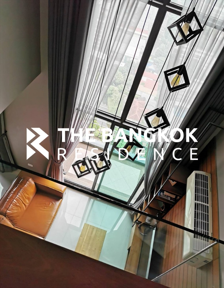 For SaleCondoRama9, Petchburi, RCA : For sale [Villa Asoke] ** Duplex room, 2 floors, 82 sq m, wide like home, very high floor, decorated in a beautiful wooden style / contact 065-8219716: ice