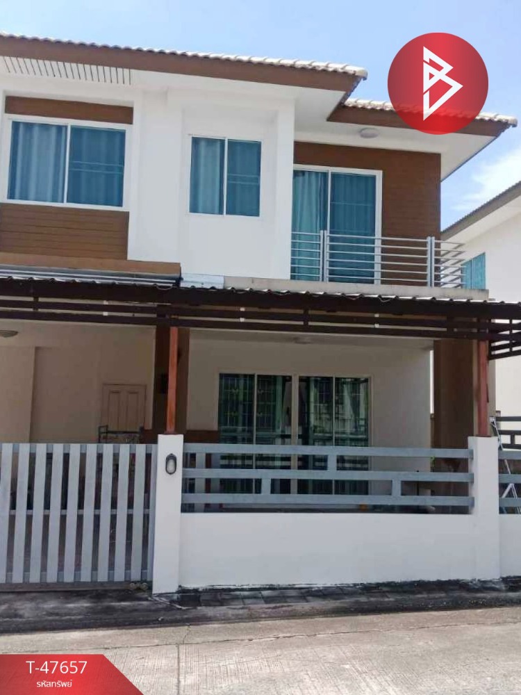 For SaleHouseSriracha Laem Chabang Ban Bueng : 2 storey detached house for sale, Lake Valley Village. Bowin-Sriracha, Chonburi