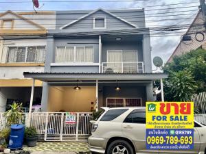 For SaleTownhouseRathburana, Suksawat : Urgent sale, townhouse ready to move in, Wiset Suk Nakorn University 16 Pracha Uthit 90 decorated with new colors throughout