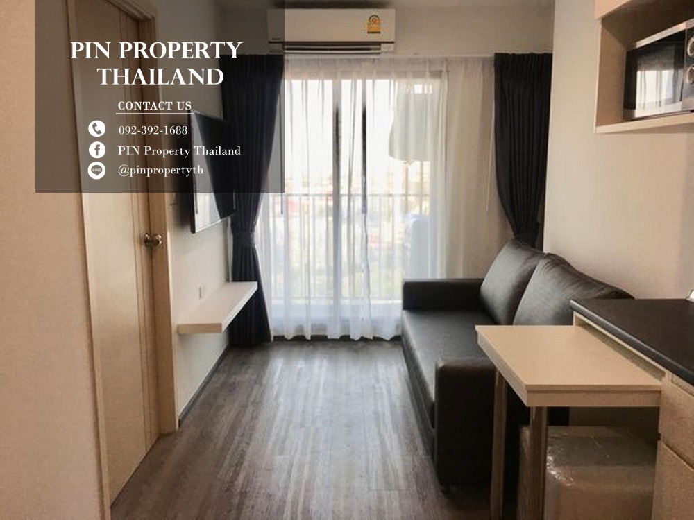 For RentCondoPattanakan, Srinakarin : ✦✦✦ R-00039 Condo for rent, Richpark Tripple station, beautiful room, high view, fully furnished, has a washing machine 092-392-1688 (Pui)