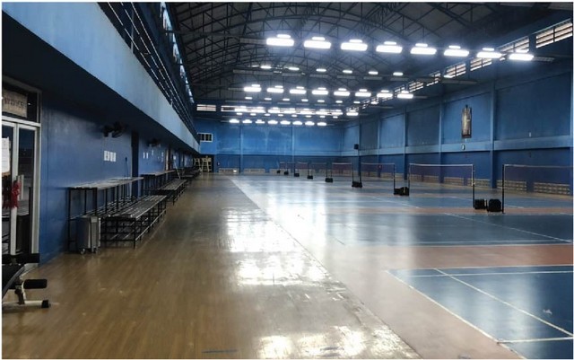 For RentWarehousePattanakan, Srinakarin : BS961 Warehouse for rent, usable area of ​​about 3,000 square meters, Soi Krungthep Kreetha 37, convenient transportation near the motorway.