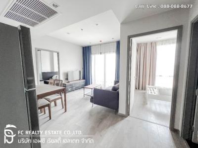 For RentCondoLadprao, Central Ladprao : 💝💝2 beds 2baths/55sqm/ Floor 6/ Fully Furnished / close MRT💝💝