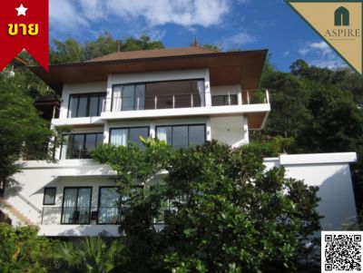 For SaleHousePhuket,Patong : [For Sale] Villa with Sea View., Overlooking Bang Tao Beach @ Phuket