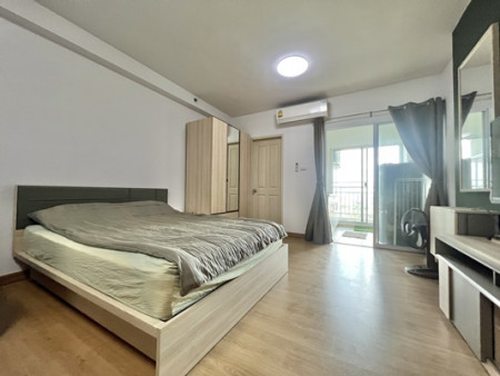 For SaleCondoRattanathibet, Sanambinna : Condo for sale Supalai Park Khae Rai-Ngamwongwan, size 32.2 sqm., 10th floor, studio, 1 air conditioner, south, city view, sold with furniture and electrical appliances
