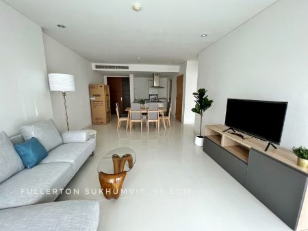 For RentCondoSukhumvit, Asoke, Thonglor : 2 Bedrooms for RENT - unit size 96 sqm. at Fullerton Sukhumvit for 75,000 monthly near BTS Ekkamai