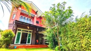 For RentHouseNawamin, Ramindra : 2 storey detached house for rent (corner house) decorated and ready to move in. Sukhaphiban 5