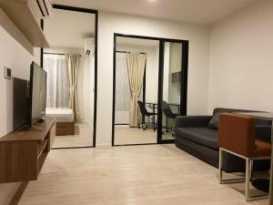 For RentCondoPathum Thani,Rangsit, Thammasat : For rent Kave Condo Rangsit, size 2 bedrooms, corner room, another room made as a working room, opposite Bangkok University, Rangsit