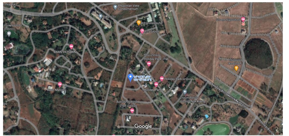For SaleLandPak Chong KhaoYai : Land for sale, Holiday Park Khao Yai (Holiday Park Khao Yai), total area 649 square wa, front south. Suitable as a vacation home Cool weather all year Surrounded by greenery of trees and mountains.