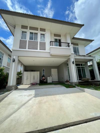 For RentHouseSamut Prakan,Samrong : 🔴✔29,000.-✅💥 House for rent near the mall, near the airport, the house is in beautiful condition, ready to move in, The Plant Bangna project, good house, auspicious number, already rich, I-Prestige model, second from the largest of the project.