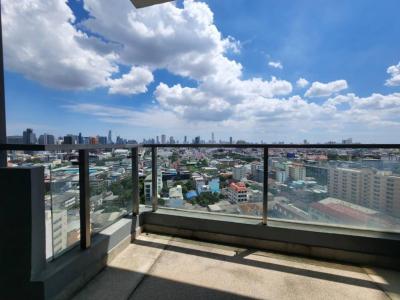For SaleCondoRatchathewi,Phayathai : Cheapest sale, best view, Supalai Premier Ratchathewi Condo, corner room, empty room, can be decorated as you like, 1 bedroom type, size 70 sq m., 20th floor, near BTS Ratchathewi, near expressway, city view, no block view, price is only 7.99 million.