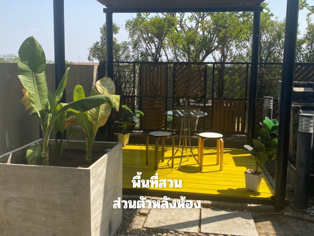 For RentCondoKhon Kaen : Condo for rent, private garden, size 52 sq.m., 1 bedroom, 1 bathroom, in the heart of Khon Kaen.