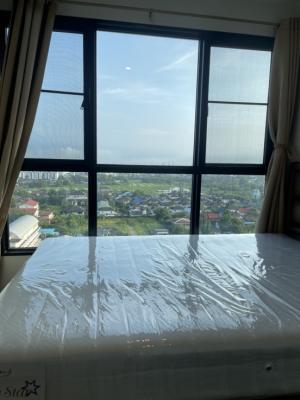 For RentCondoChaengwatana, Muangthong : Condo for rent, The Best Chaengwattana, no sunlight, north window, south door, beautiful view, comfortable to look at.
