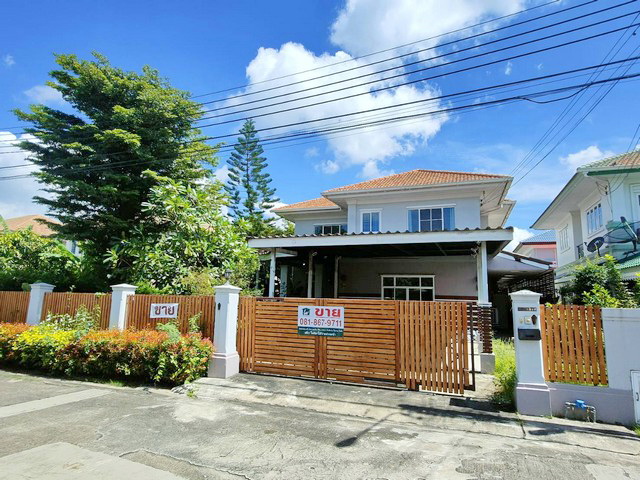 For SaleHouseMin Buri, Romklao : 2 storey detached house for sale, 100 wah, Passorn 13, Suwinthawong 86, very good condition, the best price, near Big C Nong Chok