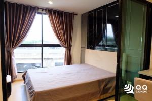 For RentCondoRama9, Petchburi, RCA : For rent  Rise Rama 9  1 Bed , size 26 sq.m., Beautiful room, fully furnished.