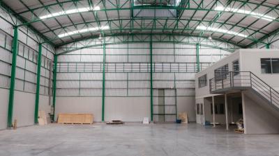 For RentWarehouseLadkrabang, Suwannaphum Airport : Warehouse with large office Lat Krabang area ⭐ Supports businesses of various sizes ‣ Easy in and out ‣ Convenient loading and unloading ‣ Near Suvarnabhumi Airport