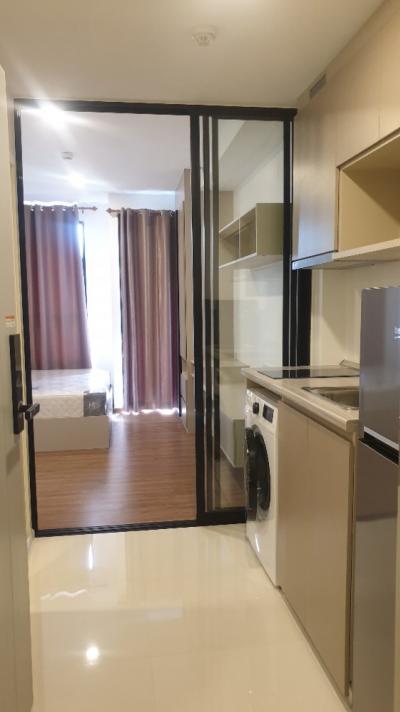 For RentCondoMin Buri, Romklao : For rent 1 bedroom, fully furnished, ready to move in There is a washing machine