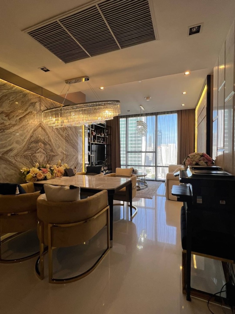 For SaleCondoSathorn, Narathiwat : Hot! Till August!!!The Bangkok Sathorn Ready to move in 13.5m.!!, 60 sqm2 3 min to BTS Surasak with super luxury built-in and ultimate fully furnished !!