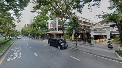 For SaleLandSilom, Saladaeng, Bangrak : Land for sale 3 rai 376 sq wa. Silom Road, Suriyawong, Bangrak, Bangkok.