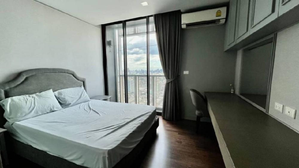For RentCondoRama9, Petchburi, RCA : For Rent 📣✨A Space ID Asoke-Ratchada 🎊 Beautiful room, fully furnished, clear view ⛅🌄 Furniture, complete electrical appliances 💡🛋️📺Ready to move near MRT Rama 9🚝