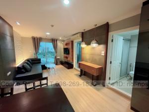 For RentCondoRama9, Petchburi, RCA : RENT !! Condo Lumpini Place, MRT Rama 9, 2 Bed, D Bl., 21 Fl., Area 71 sq.m., Rent 25,000 .-