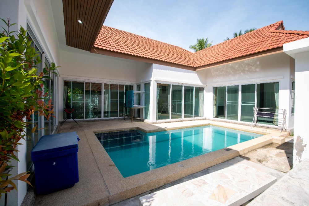 For SaleHouseHua Hin, Prachuap Khiri Khan, Pran Buri : Your Dream Vacation Home! Valuable Investment!! 3BR 4BA 100 Sq.W The Legacy Huahin Pool Villa for SALE, Just 10 mins from Hua Hin Beach!!