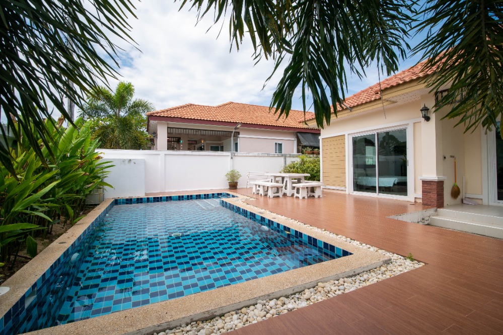 For SaleHouseHua Hin, Prachuap Khiri Khan, Pran Buri : Your Dream Vacation Home! Valuable Investment!! 2BR 2BA 100 Sq.W The Legacy Huahin Pool Villa for SALE, Just 10 mins from Hua Hin Beach!!