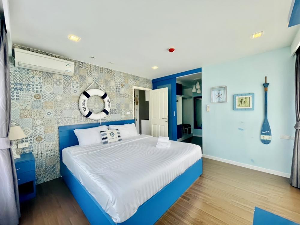 For SaleCondoHuahin, Prachuap Khiri Khan, Pran Buri : 📌 Condo for sale at Baan Imm Aim, Khao Takiab, Hua Hin, 6th floor, size 66 sq.m., 2 bedrooms, 2 bathrooms, fully furnished with built-in furniture and electrical appliances. Corner room. East/South See the distant sea and mountain views.