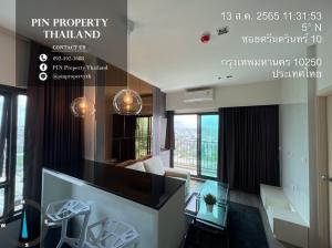 For RentCondoPattanakan, Srinakarin : ✦✦✦ R-00073 Condo for rent, Rich park @ tripple station, beautiful room, high view, fully furnished, has a washing machine, call 092-392-1688 (Pui)