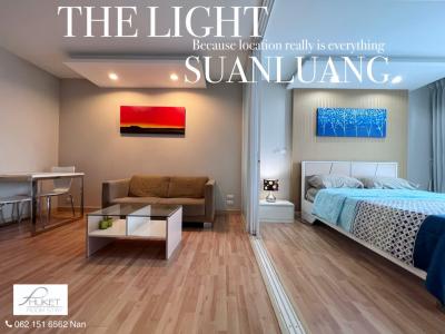 For RentCondoPhuket,Patong,Rawai Beach : The Light Suan Luang THE LIGHT SUANLUANG Condo on the main road, convenient to travel