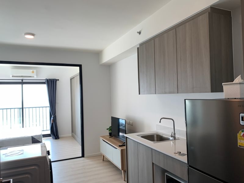For RentCondoBangna, Bearing, Lasalle : 🔥A Space Mega Bangna🔥Rent only 9,00 baht/month🔥 This price includes common fee 🌺 Area size 29 sq.m., 25th floor 🌺 1 bedroom, 1 bathroom