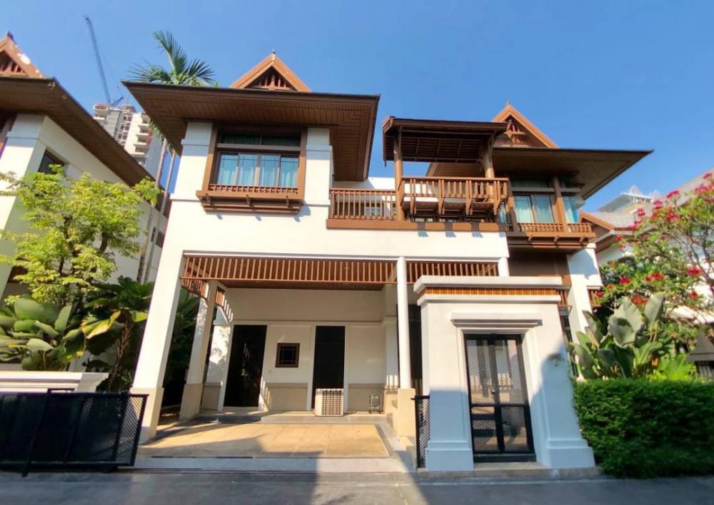 ให้เช่าบ้านสาทร นราธิวาส : Thai Villa SATHORN House บ้านหรู สไตล์ไทยโมเดิร์น (มีสระว่ายน้ำส่วนตัว) | บ้านเช่าสาทร House for Rent